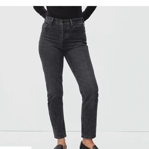 Everlane ‘90s cheeky straight jeans black sz 32